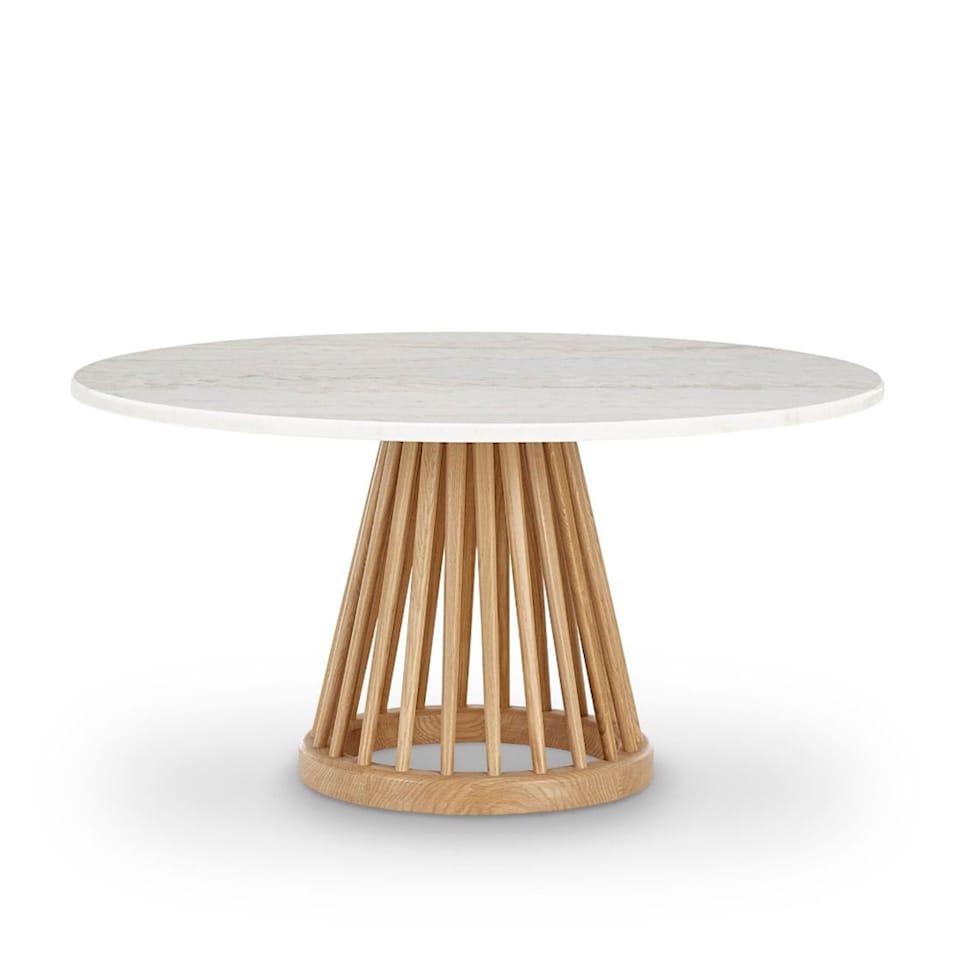 Fan Large Natural Side Table