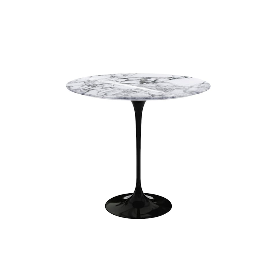 Saarinen Oval Side Table - Black