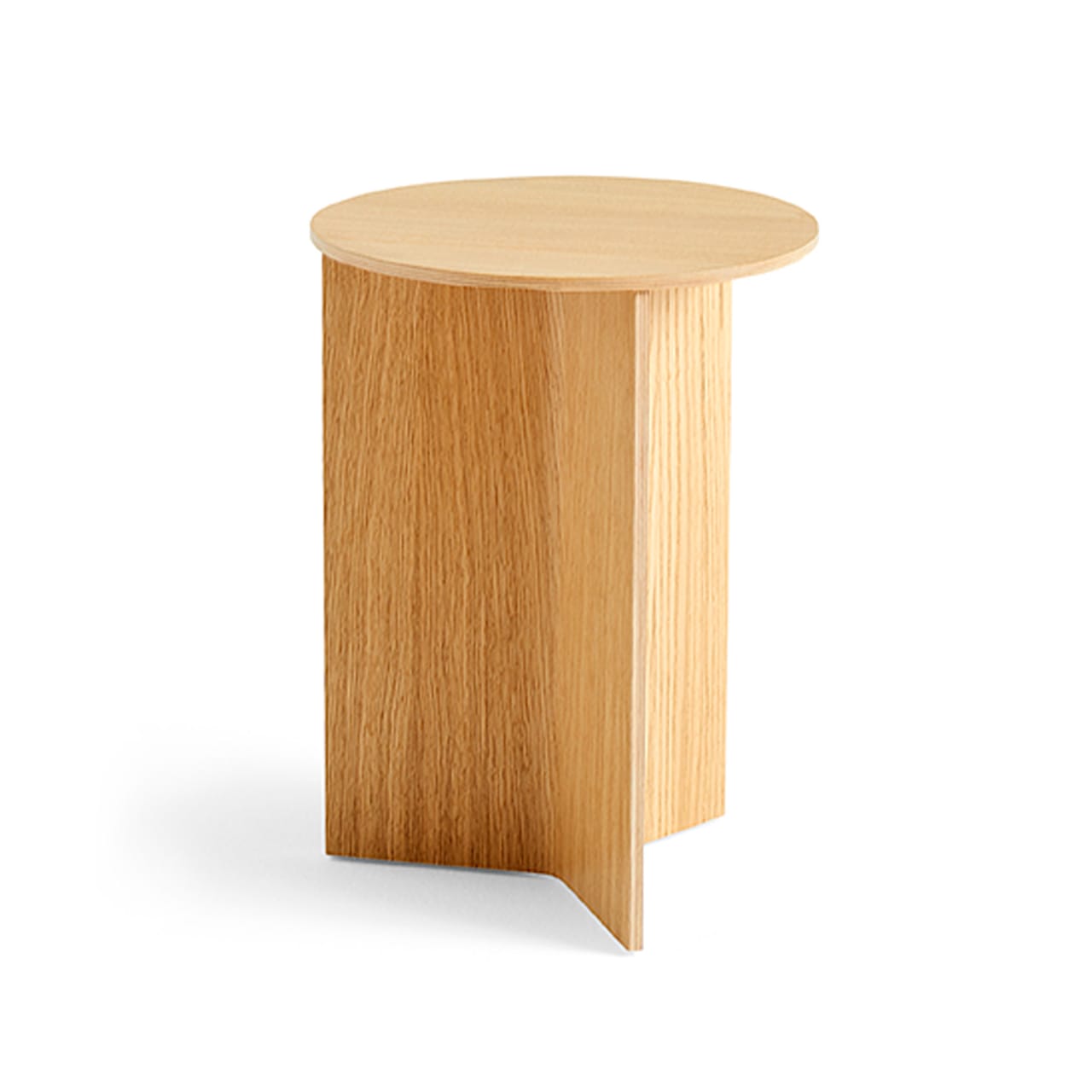 Slit Table Wood Round High