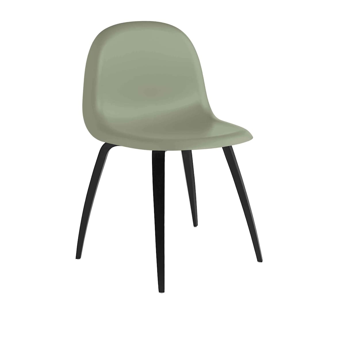 3D Dining Chair Wood Base - Un-upholstered
