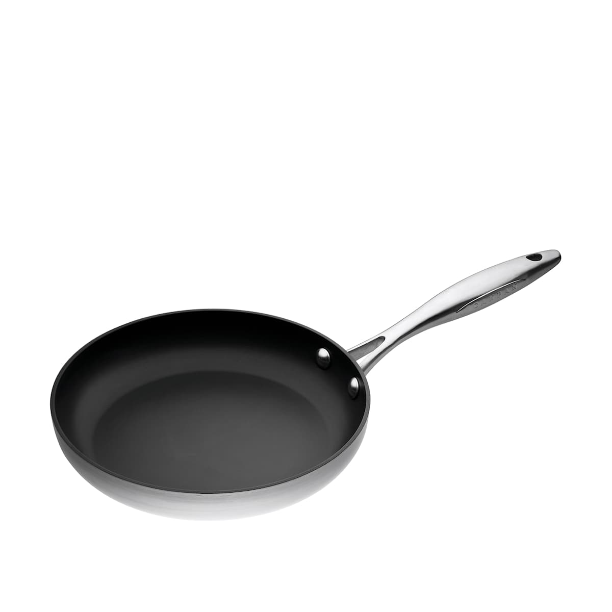 Mauviel M'STEEL Black Carbon Steel Crepe Pan With Iron Handle, 9.4-In, Mauviel USA