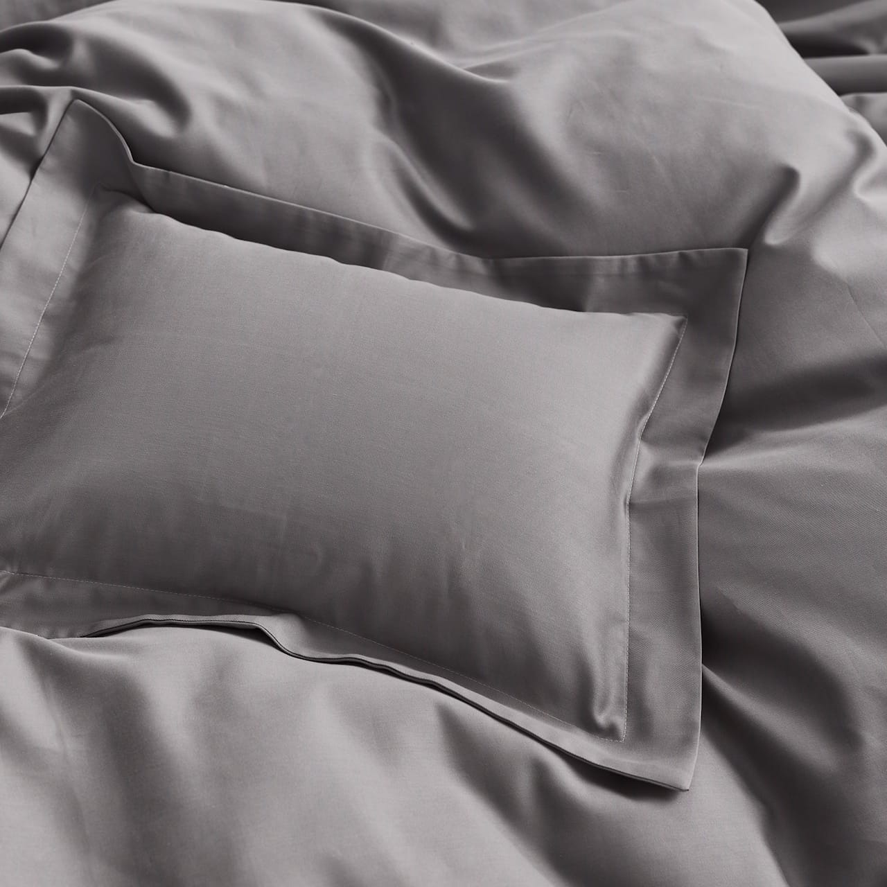 Satina Pillowcase Grey