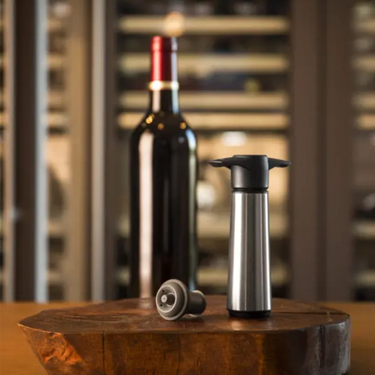 Wine Saver Stainless Steel Gift Box