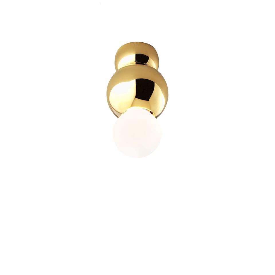 Ball Light Ceiling Polished Brass