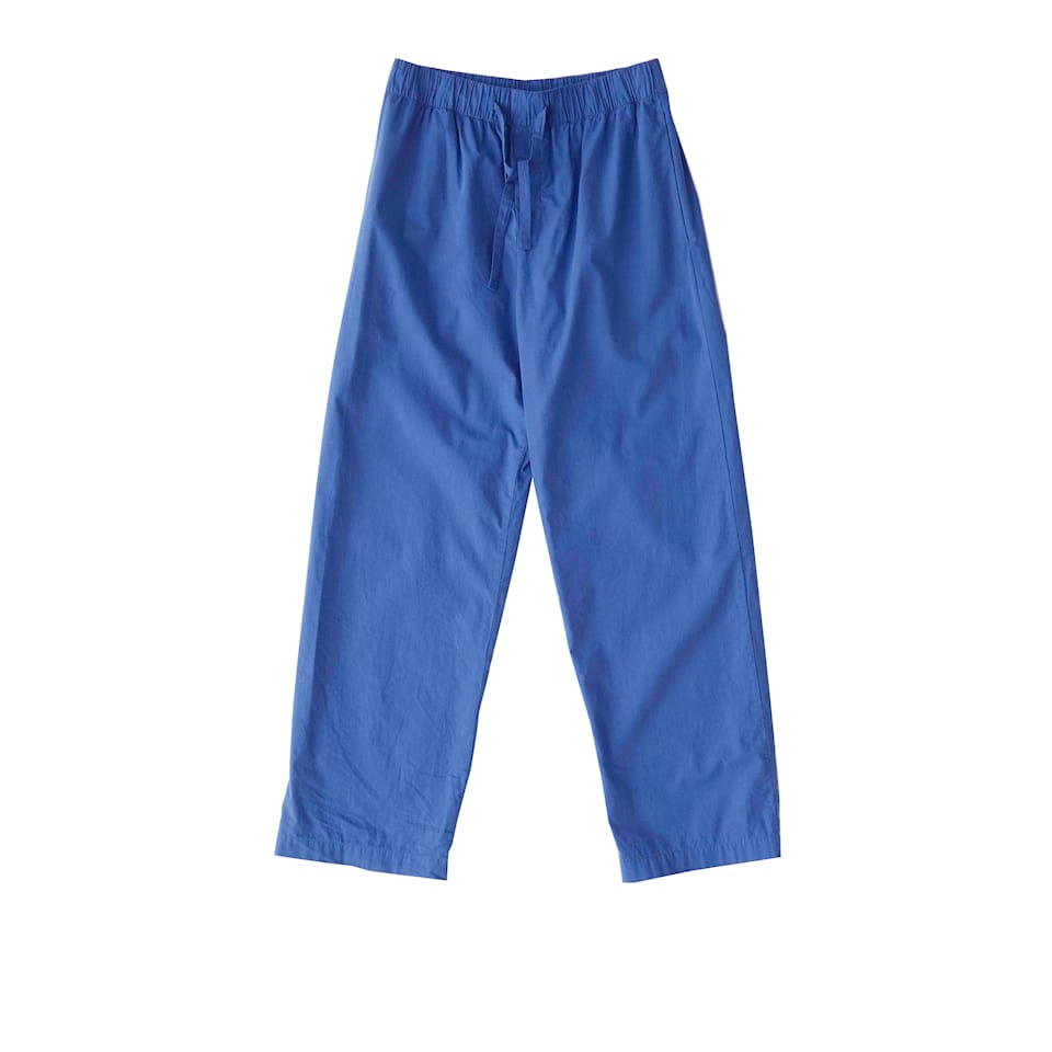Poplin Sleepwear Pants Royal Blue