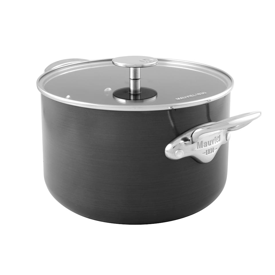 Pot With Lid M'Stone3 Black Aluminium - 5,9 L