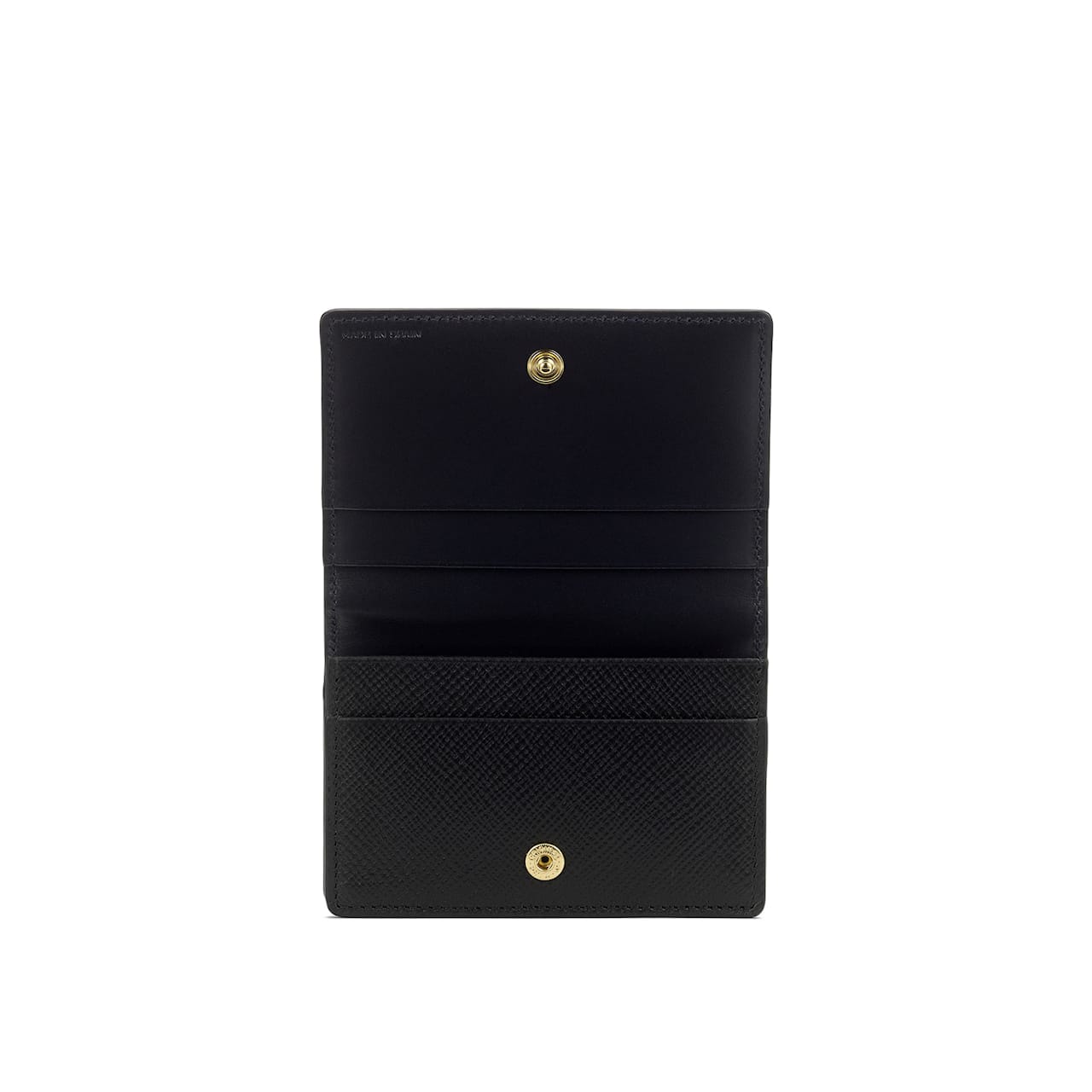 Panama Folded Card Holder - Black