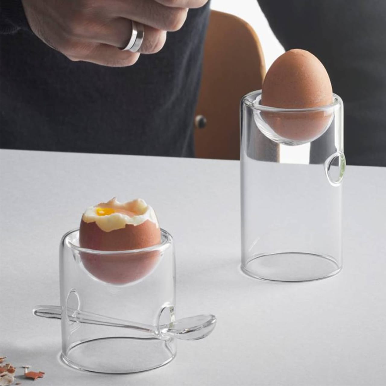 Egg Cup With Spoon 