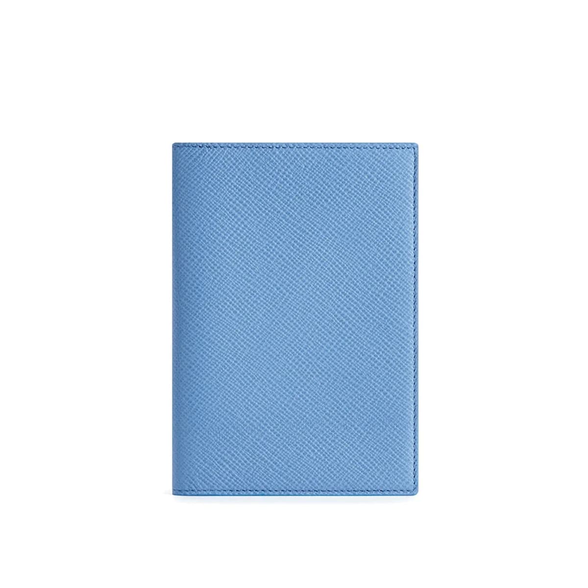 Smythson Inspirations And Ideas Panama Notebook in Nile Blue