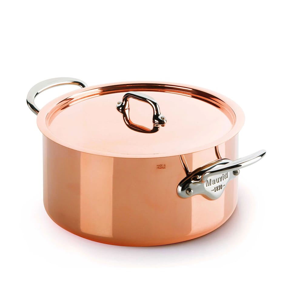 Pot With Lid M'150S Copper/Steel - 5,9 L
