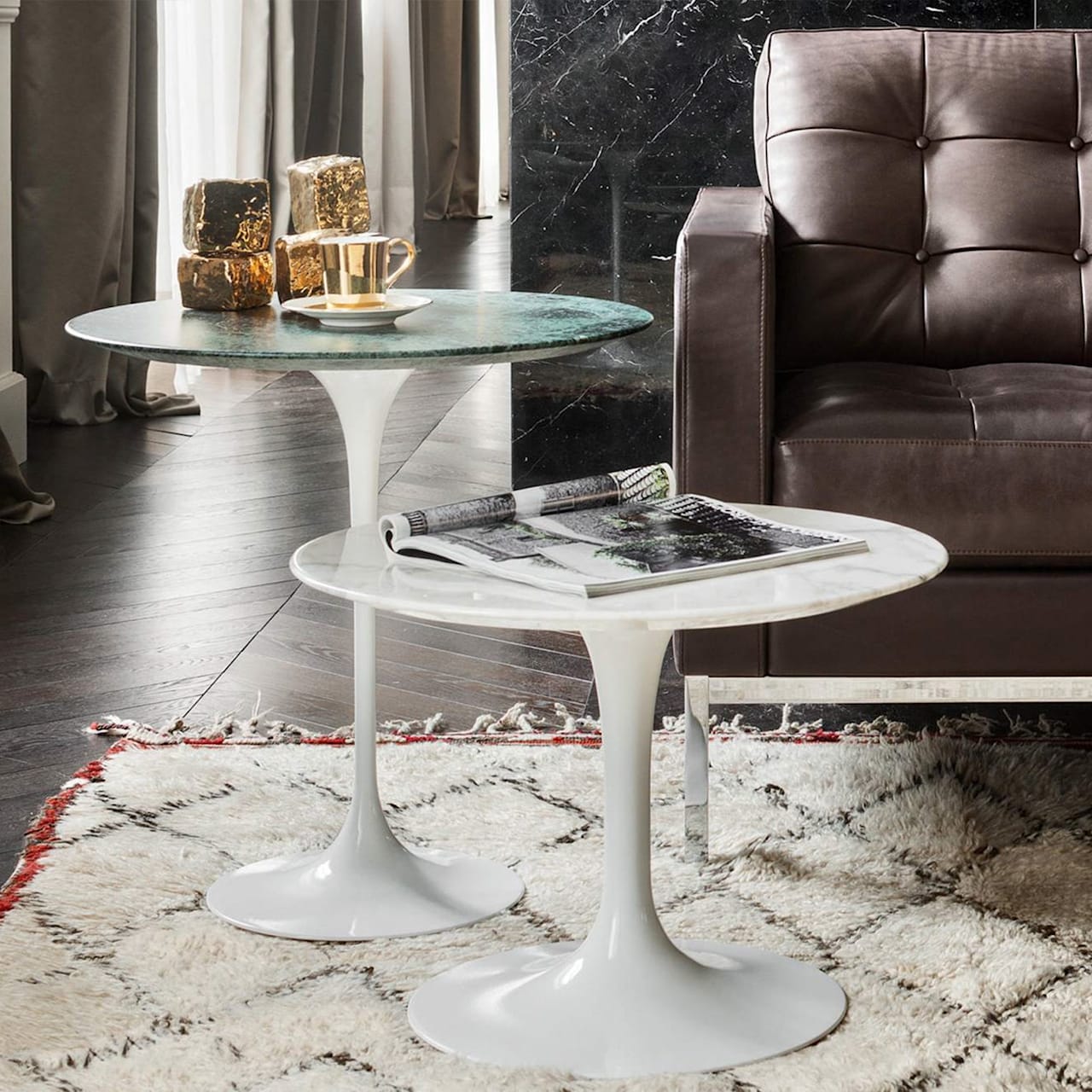 Saarinen Round Table White - Lille bord