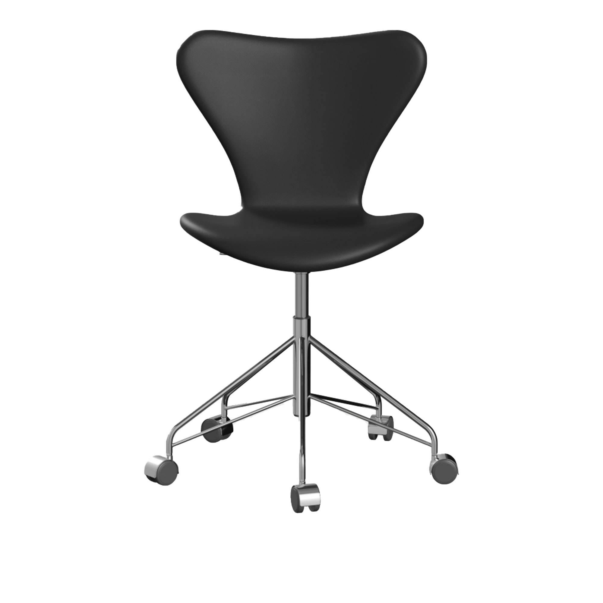 K p 3117 Sjuan Helkl dd L der Soft Black fr n Fritz Hansen