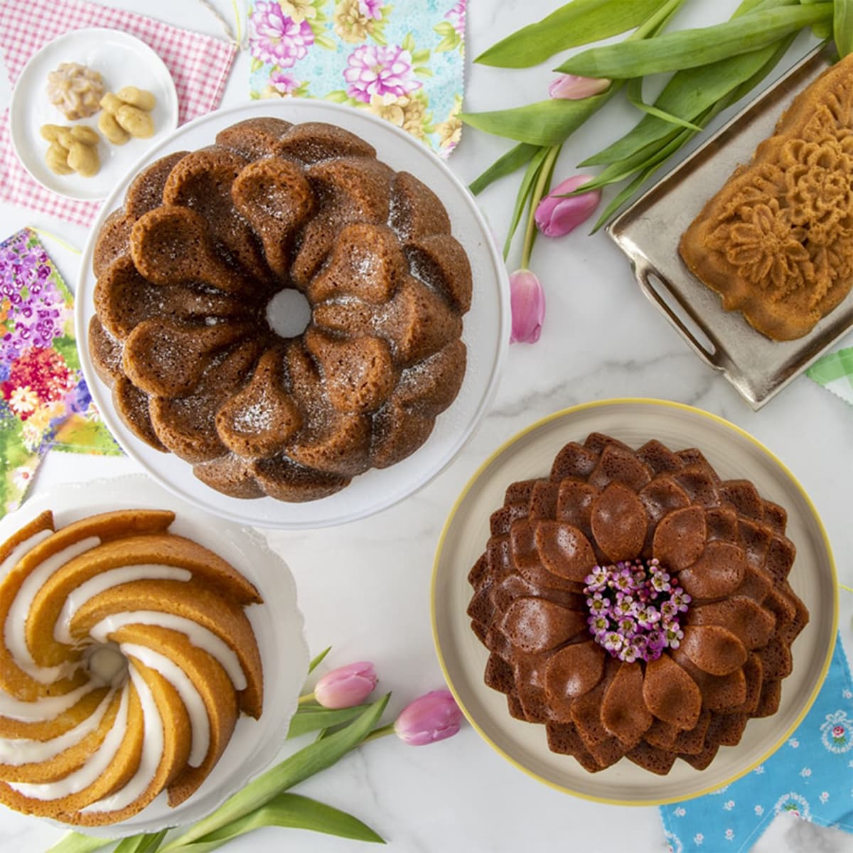 Nordic Ware Rosebud Cake Pan