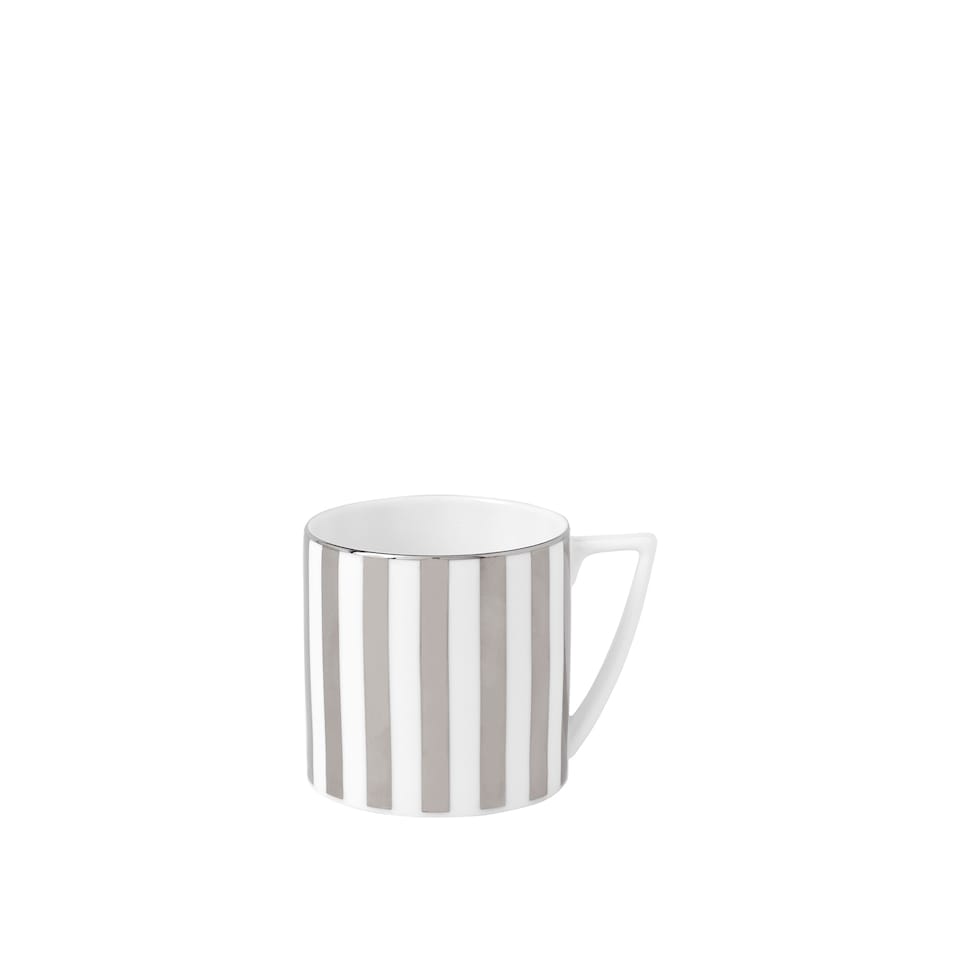 Jasper Conran Platinum Striped Mini Mug
