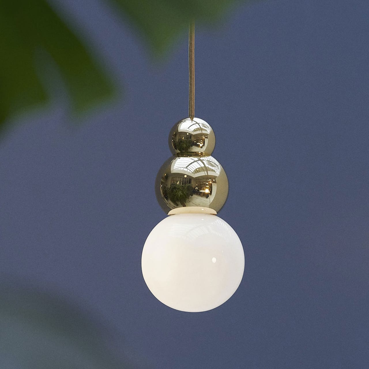 Ball Light Large Pendant Flex Polished Brass