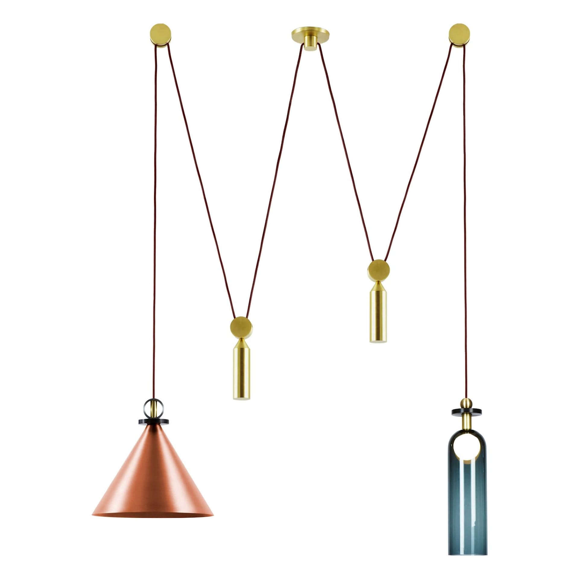 Kjøp Shape Up Double Pendant fra Roll & Hill nordiskagalleriet.no